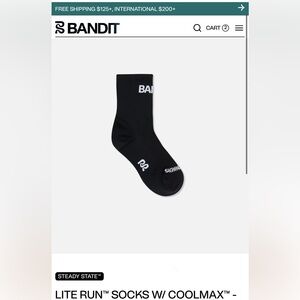 Bandit Running crew socks